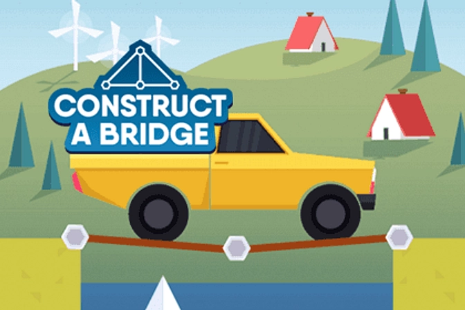 Bau eine Brücke