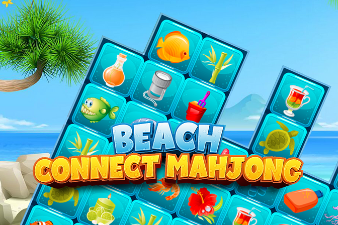 Beach Connect Mahjong