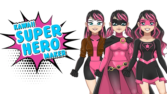 Kawaii Superhero Avatar Maker