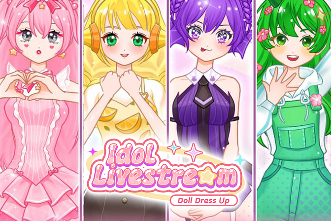 Idol Livestream: Doll Dress Up